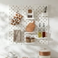 thumbnail image 6 of AOOOWER Interlocked Plastic Peg Board Organizers Easy Install Vertical Space Solution, 6 of 12
