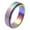 Multicolor, variant on Stainless Steel Rotating Spinner Wedding Ring Unisex, Men Women Fashion Jewelry-10-Black