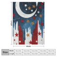 thumbnail image 4 of ARISTURING Americo Makk Stars American Romanticism Flannel Blanket for All Seasons Long-lasting Blanket 50x60in, 4 of 6