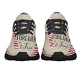thumbnail image 5 of American flag Patriotic Cross Faithful Forgiven and Free Shoes Sneakers Black Size 11, 5 of 7