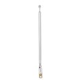 thumbnail image 1 of Graflsoa 4-Section Retractable FM Radio Antenna, Chrome-Plated, 45-450MHz Frequency, Silver, 16.6cm Max Length, Lightweight Design for FM Radios, 1 of 7