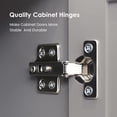 thumbnail image 2 of Laundry Room Wall Cabinets Set of 2, Upper Cabinets with Adjustable Shelf, Wall Storage Cabinet for Bathroom, Kitchen, Restroom, Over The Toilet Storage Cabinet, Grey, 2 of 7