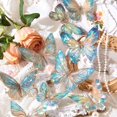 thumbnail image 2 of Cristal De Glace Pet Stro Radium Jet D'or Autocollant Pack Infinite Papillon Spectrum Series Manual Diy Matriel Dcoratif 4 modelos, 2 of 5