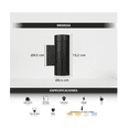 thumbnail image 5 of Lampara Arbotante Led 12w Para Pared Exterior Color Negro Luz Cálida 2700k Malubero Negro, 5 of 5