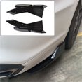 thumbnail image 1 of SPRING 2Pcs Glossy Black Car Rear Bumper Strip Lip Spoiler Diffuser Splitter Scratch Protector For Accord 10th 2018-2021 Bumper Guards, 1 of 9