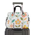 thumbnail image 2 of FORMRS 16" Laptop Bag Carrying Sleeve Case with Handle Travel Shoulder Briefcase, Orange Retro Flower, 2 of 8