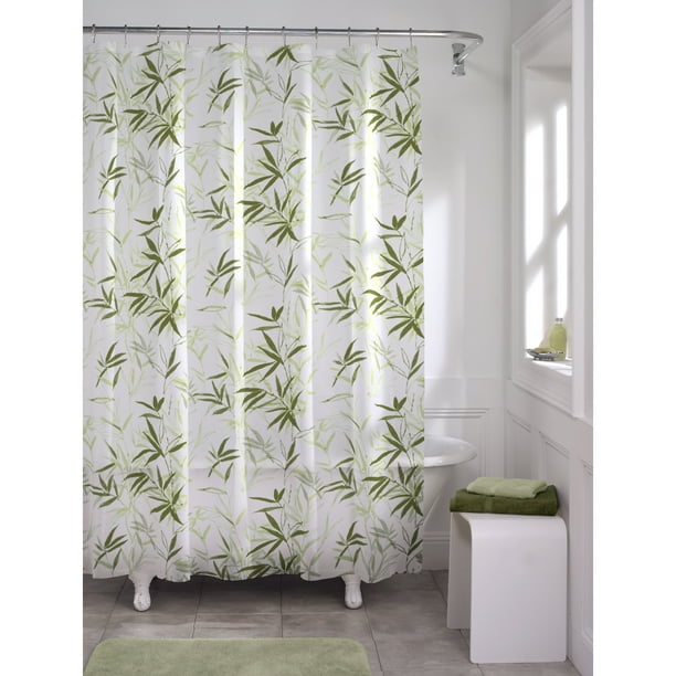 Green Peva Shower Curtain 70 X 72, Shower Curtains Green