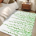 thumbnail image 4 of Rectangle Area Rugs 3 x 5 Ft, Green Polka Dots Non-Slip Residential Carpet, Watercolor Abstract Art Indoor Crawling Mats Runner Rugs for Living Room/Dining Room/Bedroom, 4 of 8