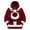 16-Wine, variant on Christmas Dog Hoodie with Pouch Pullover Pet Carrier Hoodie with Large Pockets Womens Mens Christmas Sweatshirt