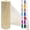 Ivory & Gold, variant on 1 /2Rolls Deco Mesh Ribbon Rolls 10 Inch 10 Yards(30 ft) Decorative Mesh Fabric with Foil for Wreaths Christmas Tree Ribbon Door DIY Craft Halloween Decor Wedding Party Supplies