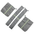 thumbnail image 5 of 4 Pcs Car Wiper Cover Universal Hinges Shell Umbrella Vacuum Cars Anti-fog Mask Travel Grey, 5 of 8