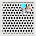 thumbnail image 2 of PinPix 15x15 Custom Cork Bulletin Board Black Polka Dot Poster Board Has a Fabric Style Canvas Finish, Framed in Black Polka Dot, by ArtToFrames (PinPix-200), 2 of 6
