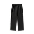 thumbnail image 4 of WAVSUF Multiple Pockets Cargo Pant for Mens Regular Fit Long Pants New Casual Tight Loose Drawstring Elasticity Pants Black Size XL, 4 of 6
