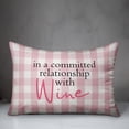 thumbnail image 3 of Creative Products In a Committed Relationship 14x20 Spun Poly Pillow, 3 of 3
