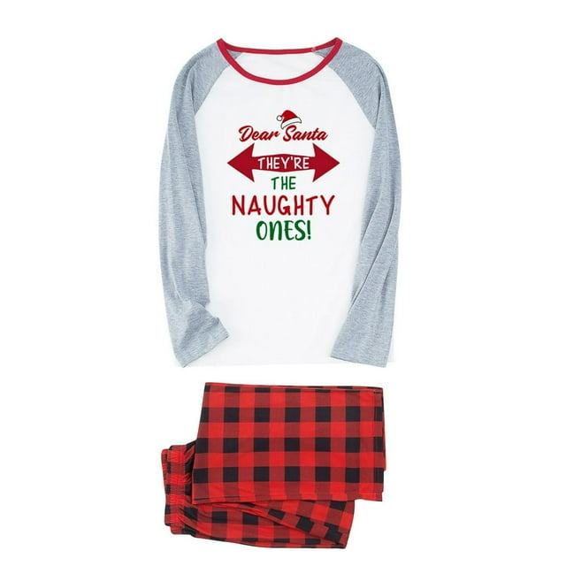 Pyjamas de Noël Assortis Automne Hiver, Pyjamas de Noël en Coton Biologique pour Femmes et Couples
