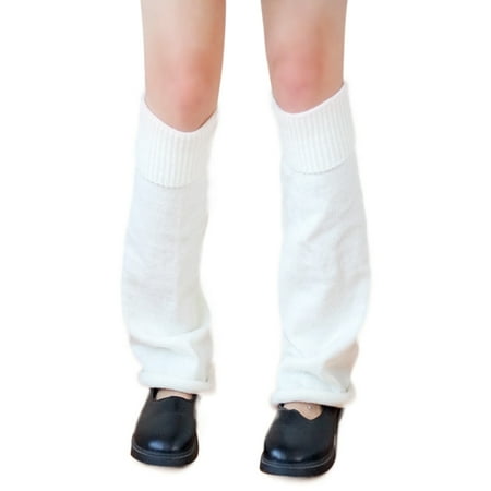 

Flared Leg Warmers Women Kawaii Winter Loose Boot Stocking Girl Uniform Knitted Cute JK Style Knee-High Leg Warmers