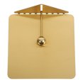 thumbnail image 4 of Servilletero de acero inoxidable para mesa de comedor, dispensador de servilletas plano con brazo con peso, servilletero moderno para cocina, restaurante, estilo rústico dorado, 4 of 7