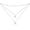 March, variant on SISGEM Dainty Non Tarnish Gold Plated 925 Sterling Silver Crescent Moon Double Layered Choker Necklace for Women, Triple Layered Moonstone Necklaces June Birthday Gift for Women