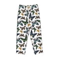 thumbnail image 4 of Balery Watercolor Butterflies print Women's Pajama Pants,Ultra Lightweight Pjs,Lounge Pant-X-Large, 4 of 9
