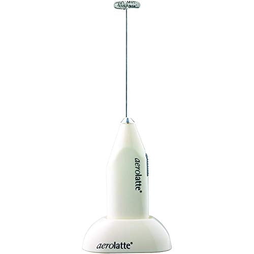 espumador de leche aerolatte, 8.5 pulgadas, marfil aerolatte aerolatte