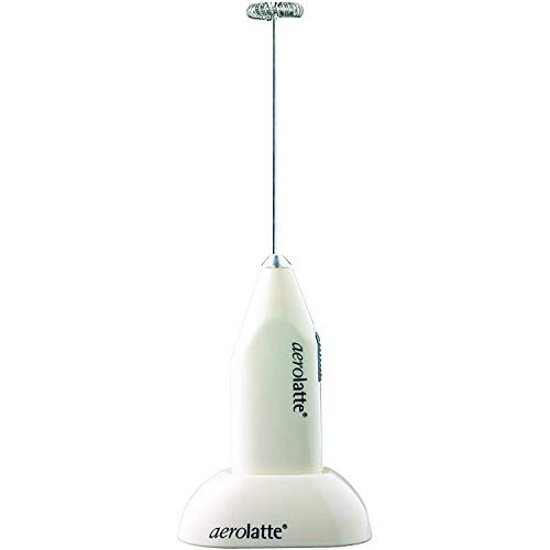 espumador de leche aerolatte, 8.5 pulgadas, marfil aerolatte aerolatte