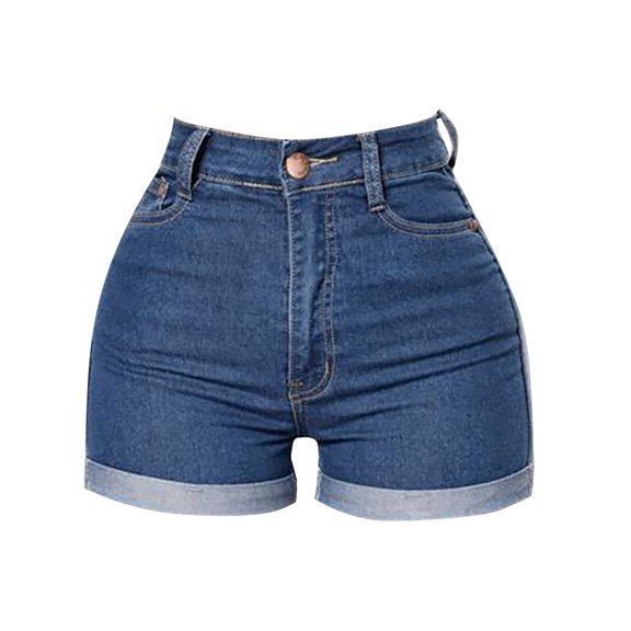 CAIXIA Jean Shorts Womens Stretchy Mid Rise Vintage Denim Y2k Shorts Casual Bermuda Shorts Ripped 2026 Casual Summer Hot Short Jeans Jorts Women,XXL