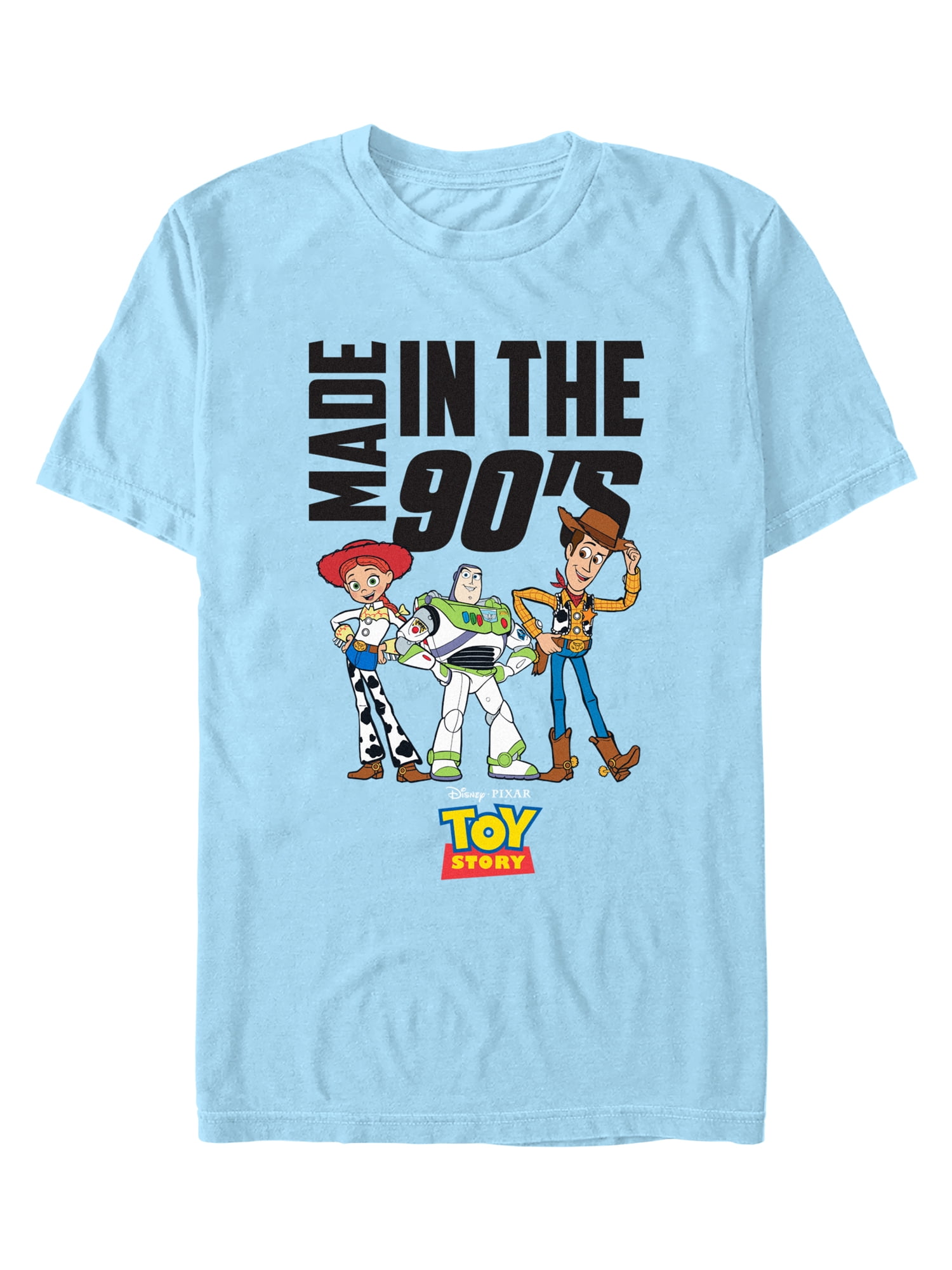 Toy Story, Men's & Big Men's Graphic Tee, Made in the 90s, Sizes S-3XL