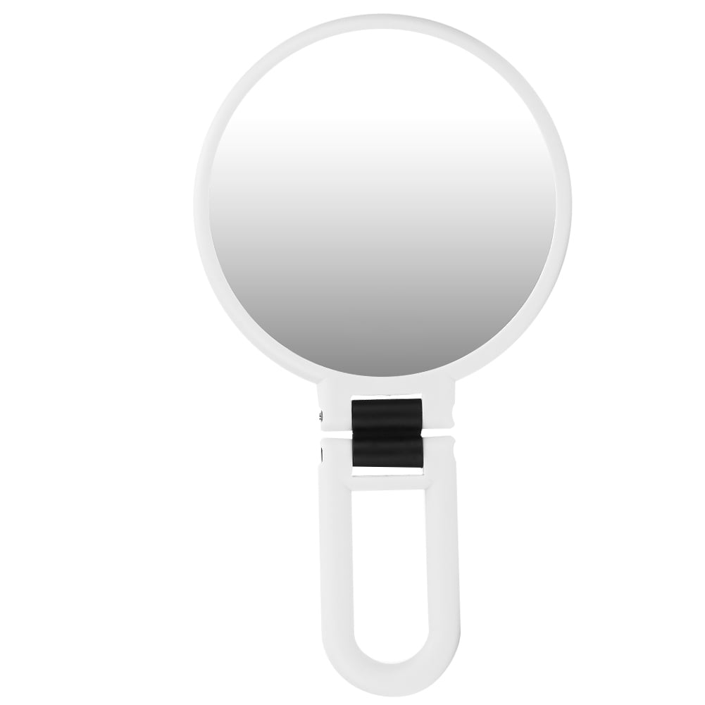Gospire Miroir de maquillage lumineux avec grossissement 10x, hauteur réglable et 3 lumières de couleur à intensité variable, miroir cosmétique de 17,8 cm, pivotant à 360°, miroir de courtoisie double Gospire Miroir de maquillage lumineux avec grossissement 10x, hauteur réglable et 3 lumières de couleur à intensité variable, miroir cosmétique de 17,8 cm, pivotant à 360°, miroir de courtoisie double