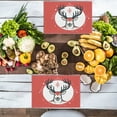 thumbnail image 4 of Christmas Aesthetic Placemats for Cafe Dining Table Home Washable Simple Drawing Entry Mat Whimsical Durable Door Mat Outdoor Entrance 6Pcs 17.7x13 Inches, 4 of 6