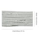 thumbnail image 3 of Wosthever Panel de ventana con cuentas y flecos de cristal, divisor de habitación, cuentas de cortina de puerta con cadena de borlas Tratamientos de ventanas blanco, 3 of 6