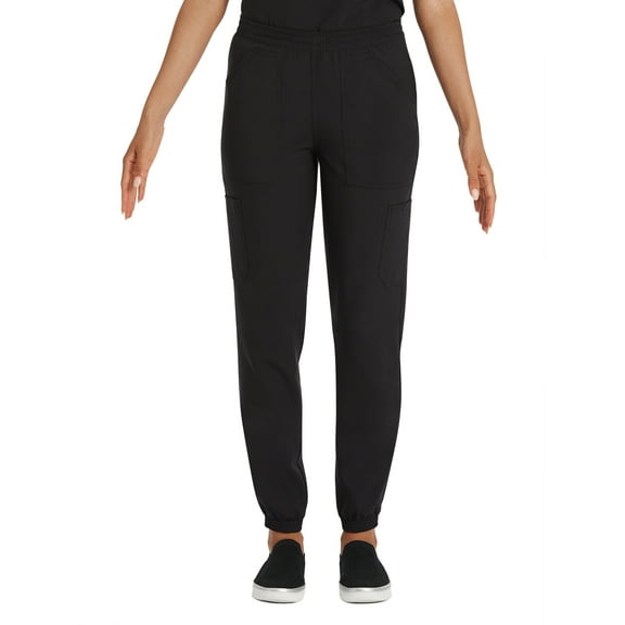 Scrubstar Women's Core Essentials Stretch Pull-On Jogger Cargo Scrub Pants, Sizes XS-3XL