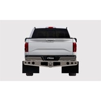 Rockstar Mud Flaps A1020021 ROCKSTAR Mud Flap; Smooth Mill; Hitch Mount; 21.5 in. x 24 in.; Incl. Heat Shield;