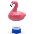 thumbnail image 3 of WWD POOL Chlorine Dispenser Floating Pool Bromine Holder for 3" Chemical Tablets Flamingo, 3 of 5