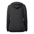 thumbnail image 6 of Women's Casual Hooded Sweater, Womens Hoodies Sweaters Lightweight Women Pullover Sweaters Comfy Women's Thin Shirts Soft Ribbed Knitted Crew Neck Long Sleeve Tops Blouse Gym Workout Activewear, 6 of 6