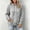 A208 Gray, variant on Women's Quilted Pullover Hoodies Drawstring Sweatshirts with Kangaroo Pocket Long Sleeve Textured Casual Fall Tops Athletic Wear