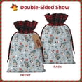 thumbnail image 2 of Disketp Winter Gnome And Snowman Drawstring Christmas Bags, Xmas Gift Bags, Christmas Wrapping Bags, Xmas Goodie Bags, Party Favor Bags-Black, 2 of 8