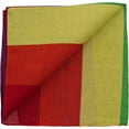 thumbnail image 3 of Motique Accessories Rainbow Stripe Cotton Bandana - Set of 2, 3 of 4