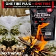 thumbnail image 3 of Fire Plugs Waterproof Fire Starter for Campfires, Emergencies, Survival, Fire Pits, Grills | 5+ Minute Burn | All Natural | Made in North America, 3 of 5