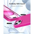 thumbnail image 2 of Compatible with iPhone 15 Case, Liquid Silicone Slim Shockproof Protective Phone Case for iPhone 15 6.1 inch[Microfiber Lining]. (Hot Pink), 2 of 12