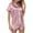 Watermelon Red, variant on BONIXOOM Christmas Pajamas For Women Thanksgiving Pajamas Sleepwear None Short Sleeve Sleep Shorts Solid Gray XL