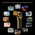 thumbnail image 2 of SMART SENSOR -50～390℃ 12:1 Portable Handheld Digital Non- IR Infrared Tester Pyrometer Industrial Infrared Color LCD Display Centigrade Fahrenheit (NOT for Humans), 2 of 7