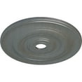 thumbnail image 3 of Ekena Millwork 26 1/2"OD x 3 5/8"ID x 1 1/2"P Jefferson Ceiling Medallion (Fits Canopies up to 5"), Hand-Painted Platinum, 3 of 6