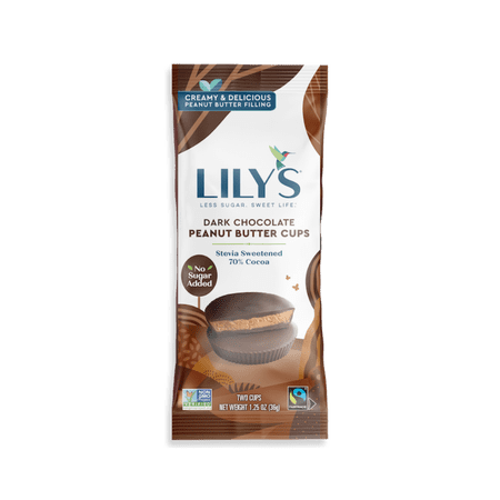 DARK CHOCOLATE PEANUT BUTTER CUPS Pack of 12