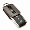 thumbnail image 3 of Vitodeco Superior Leather Key Fob Case Compatible for Maserati Grecale, Maserati Ghibli (2023-2025 models) - 4-Button, Black/Red, 3 of 5