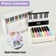thumbnail image 2 of Calendario de escritorio piano 2025 Likrtyny Taylor Swift blanco incluye tarjeta, 2 of 9