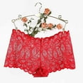 thumbnail image 2 of Babysbule Womens Underwear Clearance Women Lace Flat Pants Low Waist Sexy Underpant Mid Waist Without Elasticity, 2 of 4