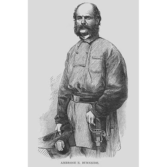General Ambrose E. Burnside-Fine Art Canvas Print (20" x 30")