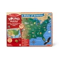 thumbnail image 4 of Melissa & Doug USA Map Sound Puzzle - Wooden Puzzle With Sound Effects (40 pcs), Multicolor, 4 of 10