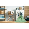 thumbnail image 2 of Ahgly Company Machine Washable Indoor Round Transitional Mint Green Area Rugs, 4' Round, 2 of 7