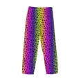 thumbnail image 5 of Daiia Animal Paw Rainbow Men's Sleep Pant with Pockets and Drawstring,Pajama Pants-Medium, 5 of 9